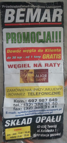Skład opału PHU BEMAR